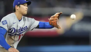 Dodgers' Shohei Ohtani matches Clayton Kershaw in baseball history image