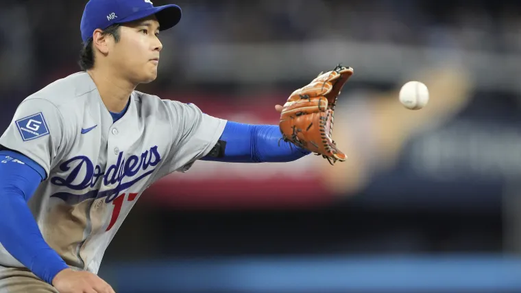 Dodgers' Shohei Ohtani matches Clayton Kershaw in baseball history image