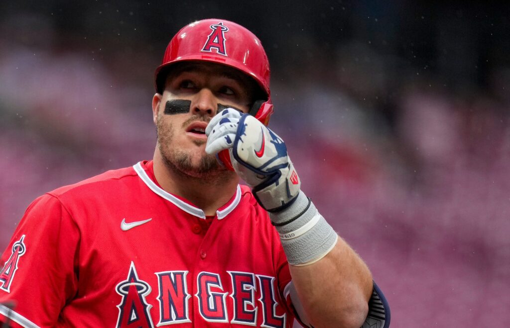 Mike Trout Garret Anderson Angels