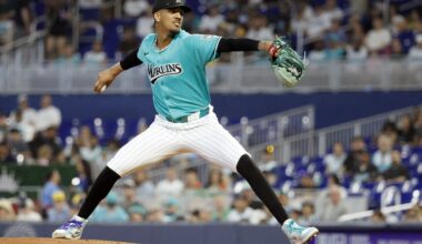 Eury Pérez outduels Misiorowski as Marlins salvage series finale vs. Brewers - Marlins