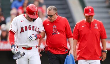 Los Angeles Angels’ Mike Trout (hand) day-to-day after HBP vs. Seattle Mariners