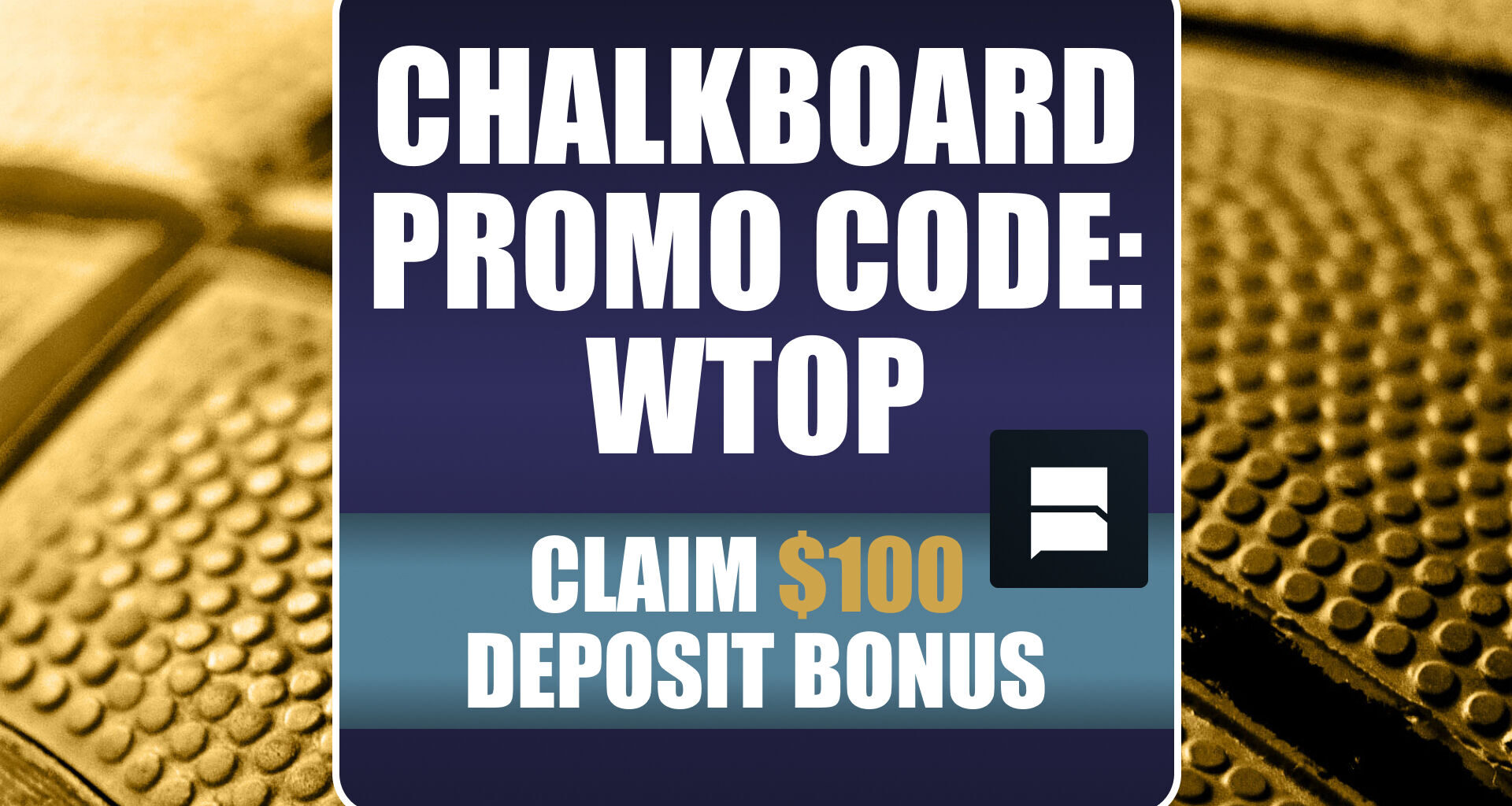 Chalkboard Promo Code WTOP: Get $100 Bonus for MLB, Stanley Cup, NBA Playoffs Picks