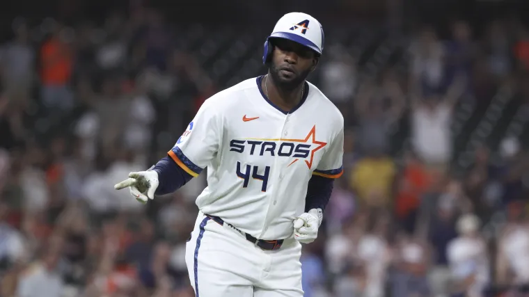 Astros' Yordan Alvarez receives bold MVP prediction amid hot 1.248 OPS start image
