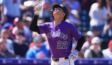 Former Phillies first-round pick and current Colorado Rockies outfielder Mickey Moniak hit two home runs Sunday.