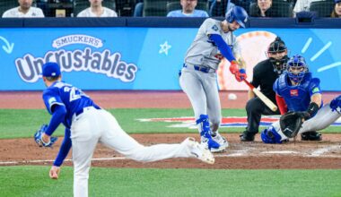Yamamoto works 6 innings, Ohtani extends on-base streak to 42 games as Dodgers beat Blue Jays 4-1