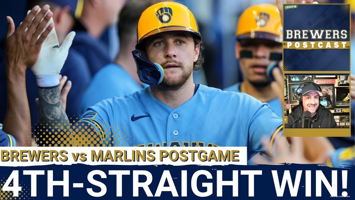 BREWERS POSTCAST: Brewers STAY HOT! | 4th Straight Win Behind Woodruff DOMINANCE & Turang BLAST