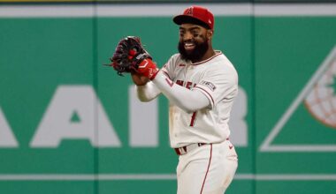 Louisville native Jo Adell has historic night in the outfield