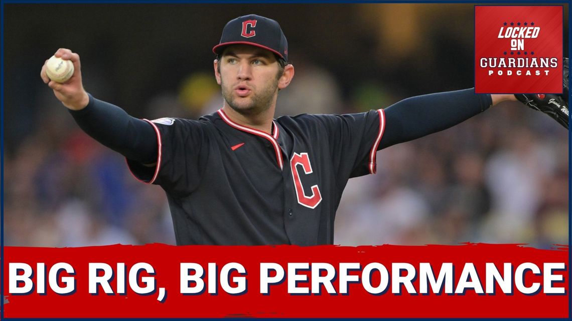 Gavin Williams DOMINATES Los Angeles Dodgers; Cleveland Guardians Pitching Wins Opening Road Trip