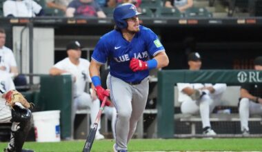 Blue Jays' Addison Barger exits vs. White Sox with ankle discomfort