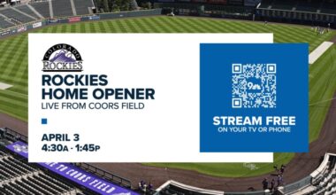 Rockies home opener to air on 9NEWS and KTVD
