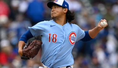 Cubs left-hander Shota Imanaga working on a no-hitter through 6 innings against Pirates