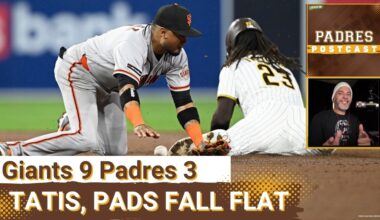 PADRES POSTCAST: San Diego Offense COLLAPSES Again! Willie Adames, San Francisco Giants EXPLODE for 16 Hits in 9-3 Beatdown at Petco, Pads Fall to 1-4