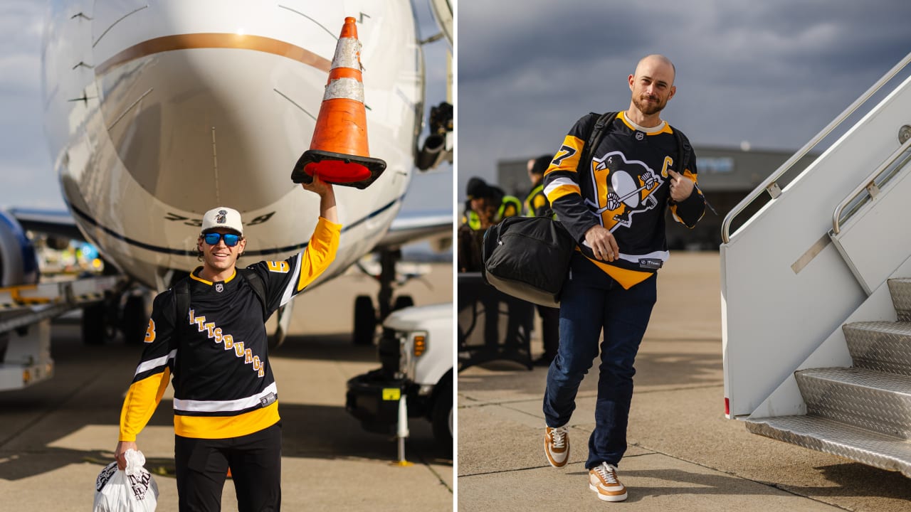 Pirates support Penguins with hockey sweaters
