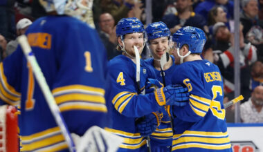 Sabres clinch Stanley Cup playoff spot, end second-longest postseason drought across NHL, NFL, NBA, MLB