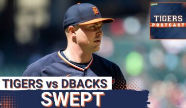 TIGERS POSTCAST: SWEPT! Detroit Tigers SHUTOUT By Arizona Diamondbacks, Losing Streak Continues
