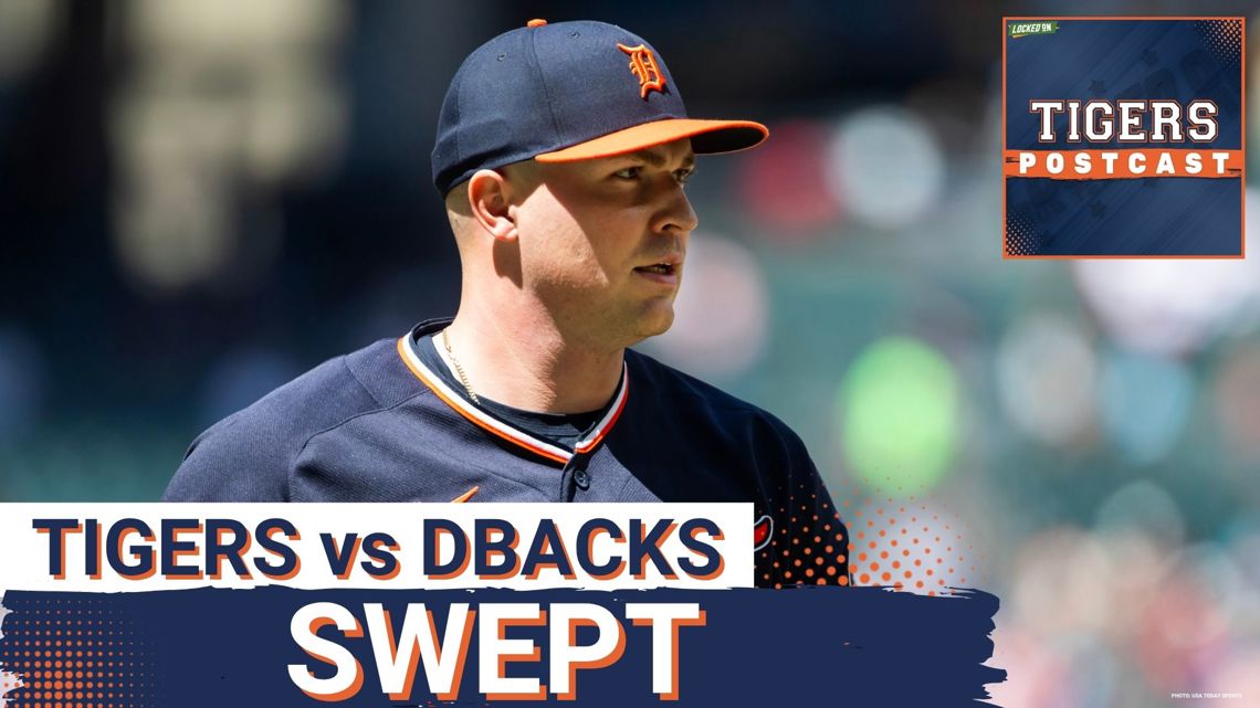 TIGERS POSTCAST: SWEPT! Detroit Tigers SHUTOUT By Arizona Diamondbacks, Losing Streak Continues