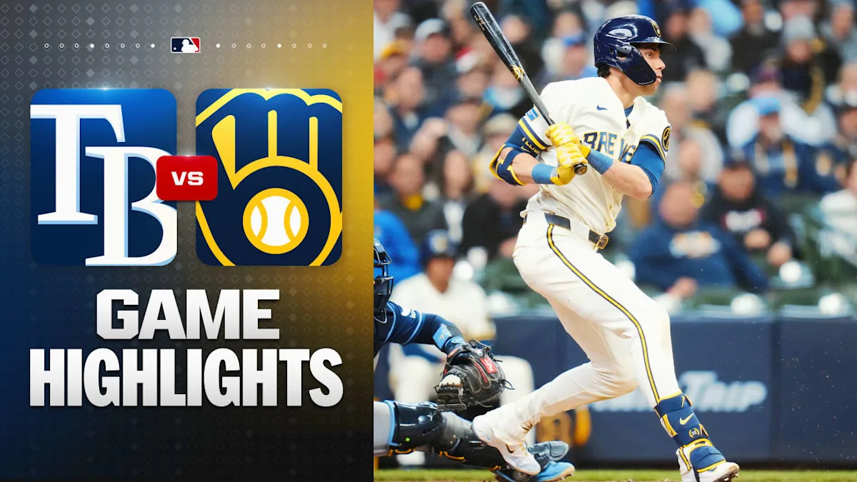 Brewers erupt for a six-run 8th in win over Rays