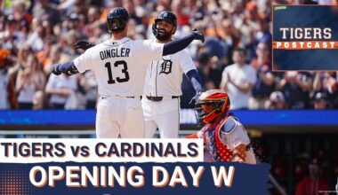 TIGERS POSTCAST: OPENING DAY SHUTOUT! Detroit Tigers BEAT St. Louis Cardinals, Dingler Goes Yard
