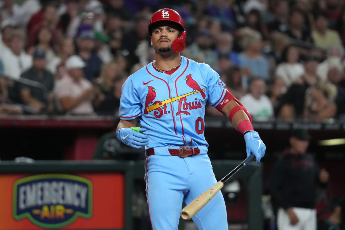 St. Louis Cardinals shortstop Masyn Winn (0)© Rick Scuteri-Imagn Images