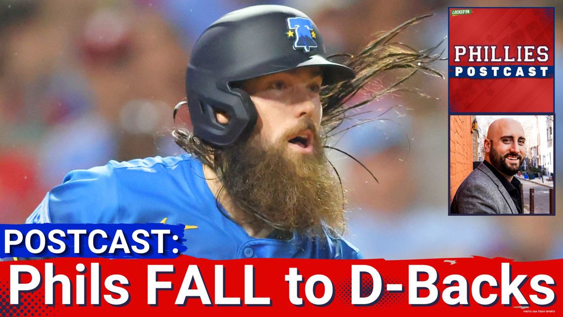 PHILLIES POSTCAST: Philadelphia Phillies STRIKE OUT 16 TIMES in 5-4 LOSS to Diamondbacks