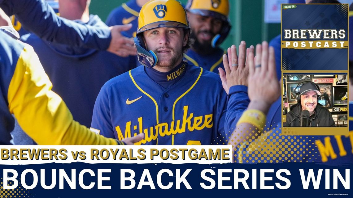 BREWERS POSTCAST: Brewers Bounce Back to WIN Series vs Royals | Contreras CLUTCH in 8-5 Win