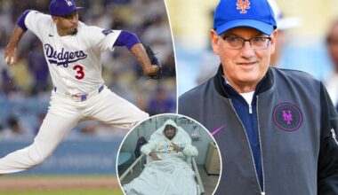 Dodgers' Edwin Díaz discusses knee issue, Steve Cohen chat