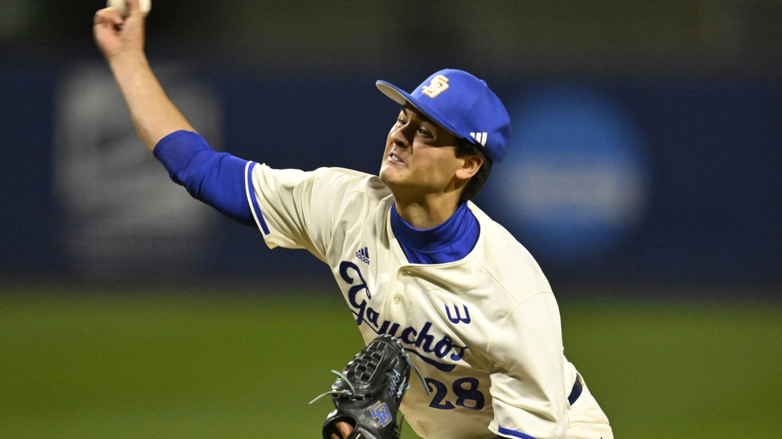 College Baseball Notebook: Flora is on track to be 3rd UCSB pitcher drafted in 1st round since 2021