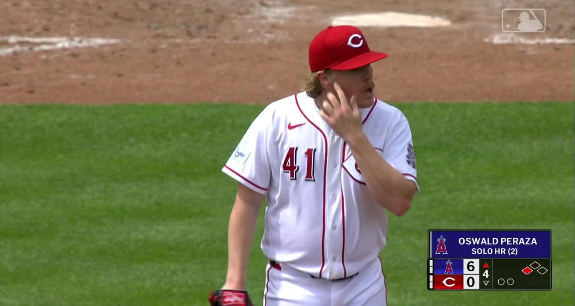 Soriano becomes MLB's first 4-game winner, lowers ERA to 0.33 as Angels beat Reds 9-6