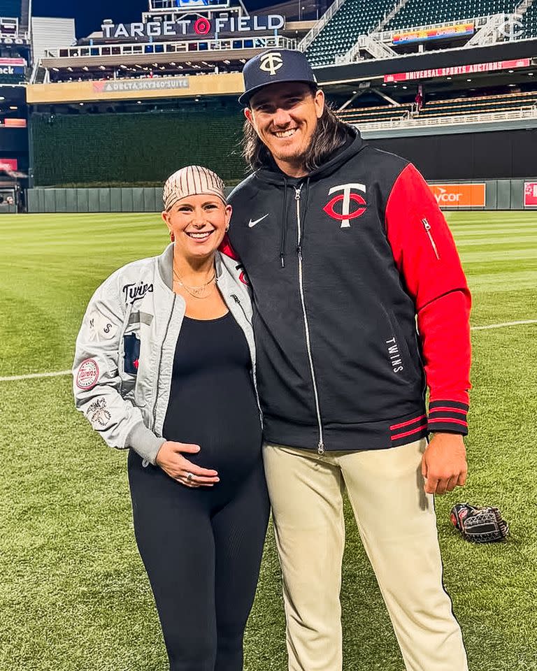 Kody Funderburk and his wife, AliciaCredit: Minnesota Twins/X