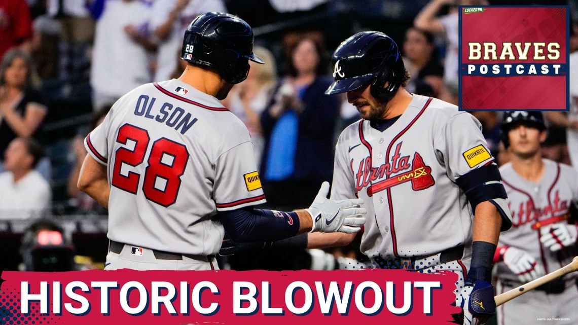 BRAVES POSTCAST: Atlanta Braves BLOW OUT Arizona Diamondbacks behind four homers LIVE REACTION