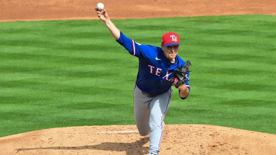 Jack Leiter pitches. 