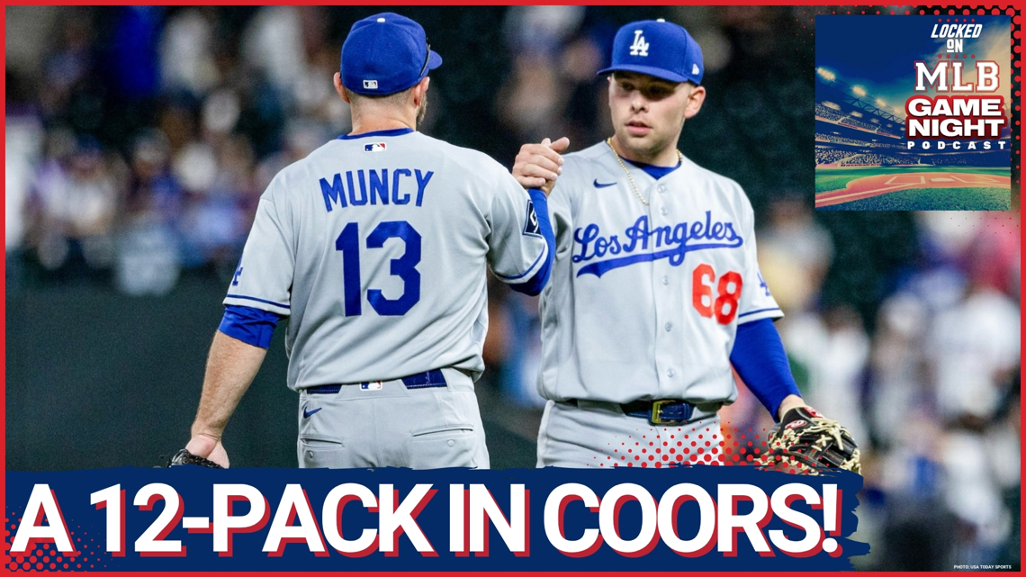 MLB GAME NIGHT: Dalton Rushing CAN'T STOP Hitting Home Runs as Los Angeles Dodgers Score 12!