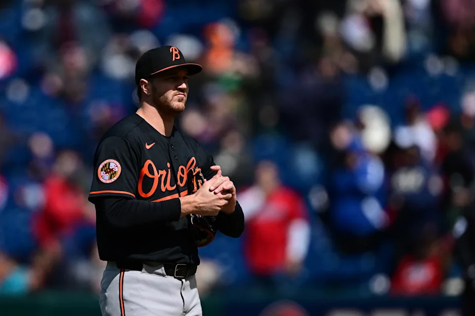 Baltimore Orioles starting pitcher Trevor Rogers (28). © David Dermer-Imagn Images