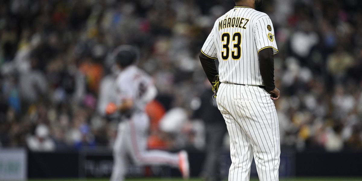 German Marquez struggles in Padres debut