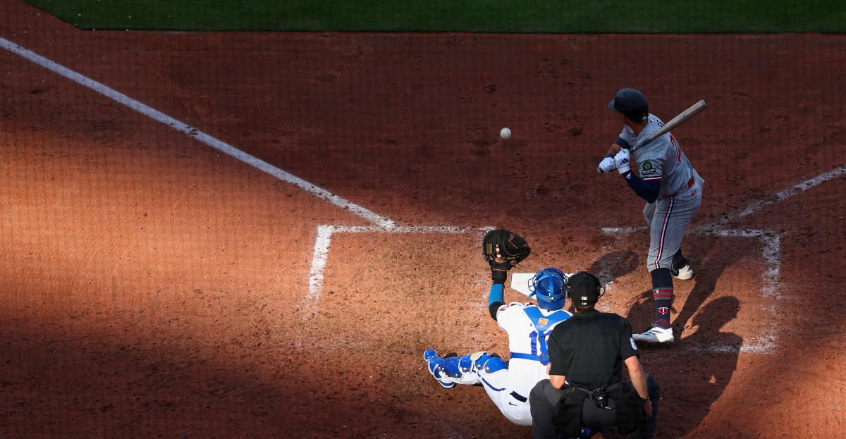 Salvador Perez is out here to prove framing has always been a farce