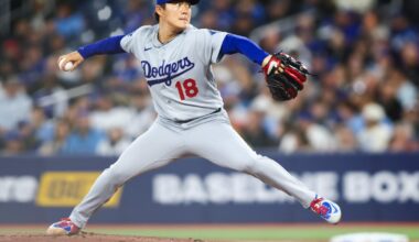 Yamamoto works 6 innings, Ohtani extends on-base streak to 42 games as Dodgers beat Blue Jays 4-1