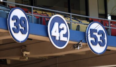 Dodgers News - celebrating Jackie Robinson, the Vesia’s emotional night