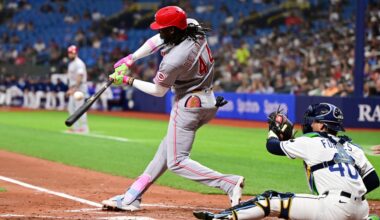 Elly and the Reds blast past Rays in 12-6 drubbing