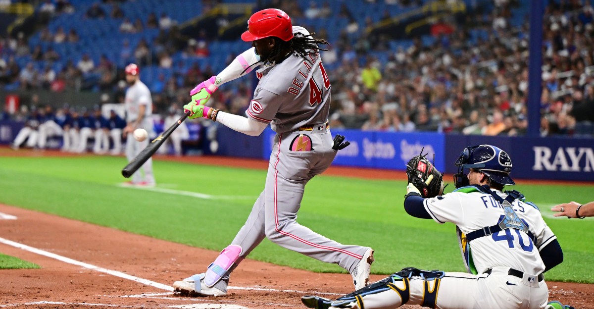 Elly and the Reds blast past Rays in 12-6 drubbing