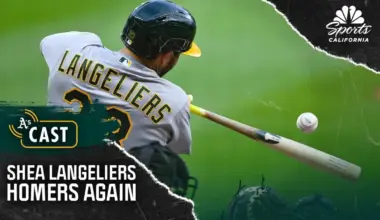 Shea Langeliers racks up MLB-best fifth home run in Athletics' loss to Braves