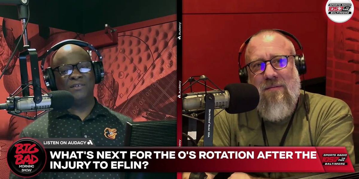 What does Zach Eflin's injury mean to Orioles' rotation?