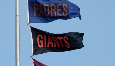 Are the Giants playing for 2nd or 3rd place in the NL West?
