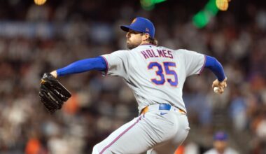 MLB Scores: Mets 9, Giants 0: Holmes away from home