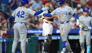 Phillies lose to Cubs 11-2 in series finale on Wednesday night