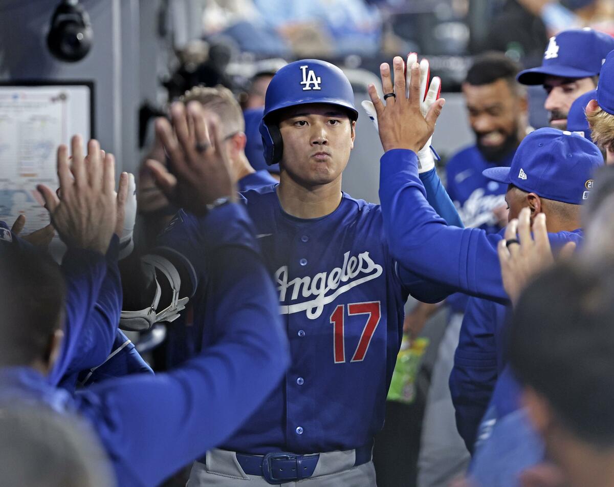 Ohtani goes deep in back-to-back games as Dodgers beat Blue Jays