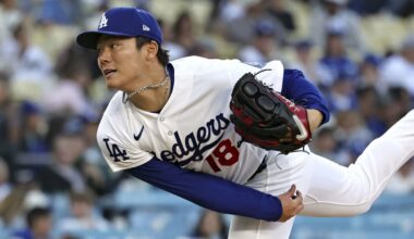 Yoshinobu Yamamoto takes his 1st loss of season as Dodgers fall to Guardians