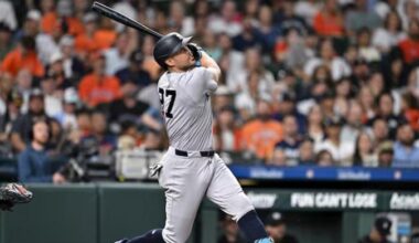 Giancarlo Stanton injury concern in New York Yankees win over Houston Astros - Baseball