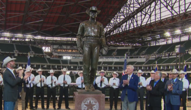 Statue at Globe Life Field reignites debate over Texas Rangers' racial history