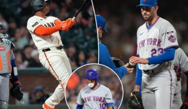 David Peterson and bats both flop as Mets fall to Giants