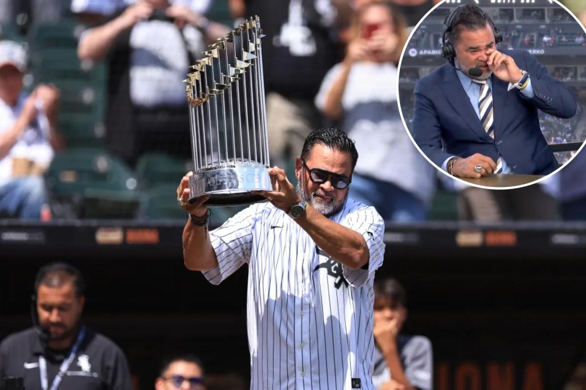 Ozzie Guillen fights back tears after finding out White Sox are retiring his number
